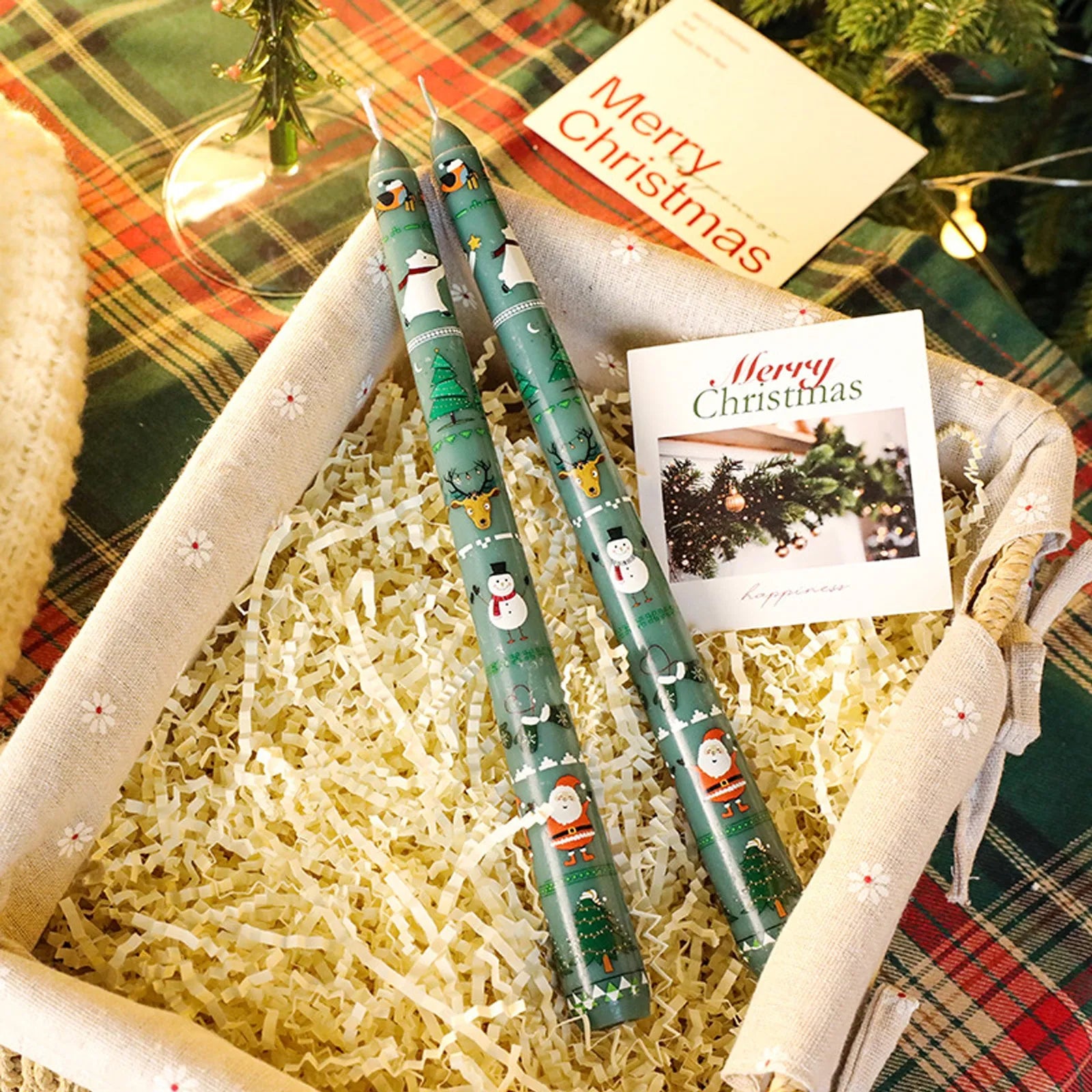 Świece ozdobne Świąteczne