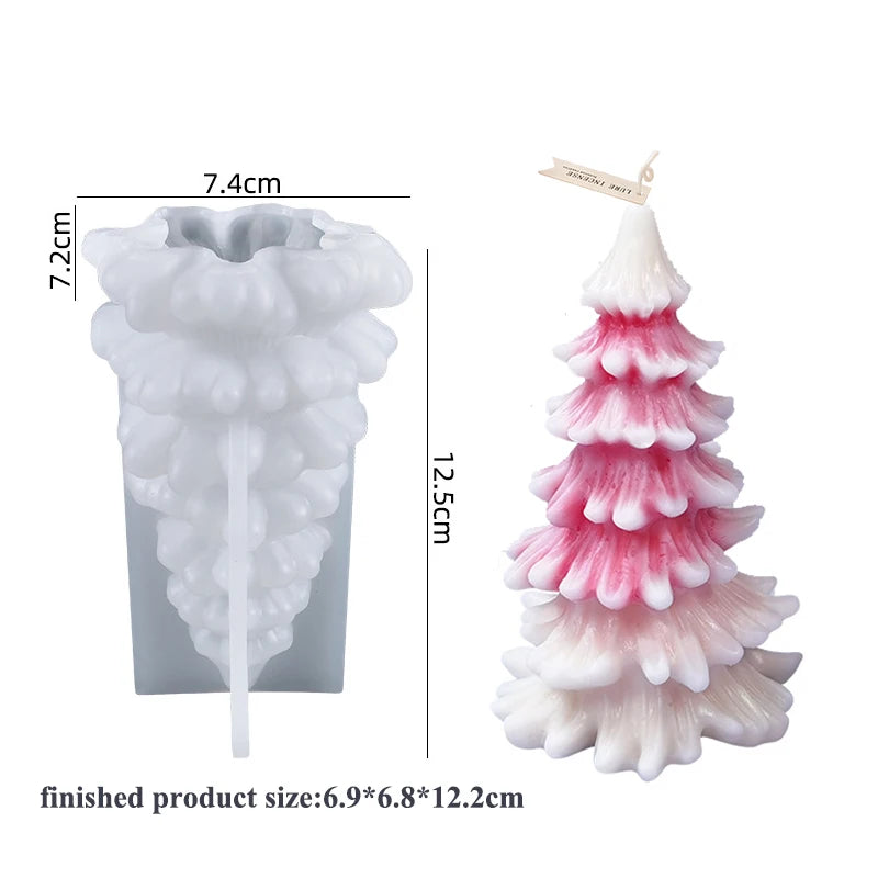 Świąteczne Świeczki Choinki