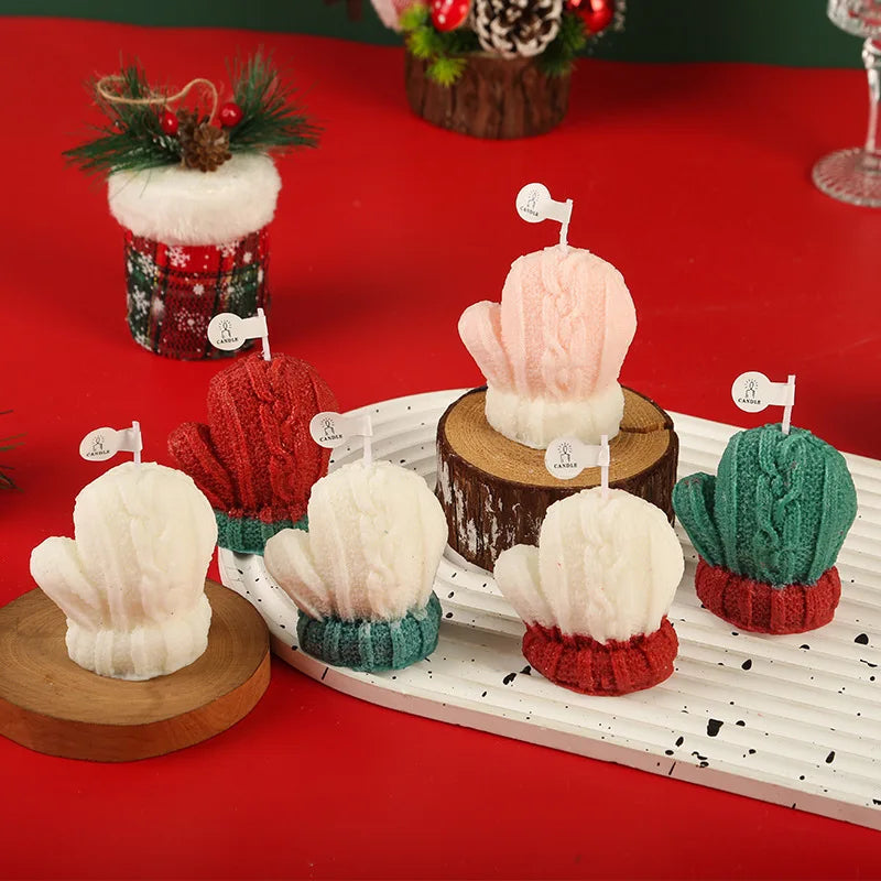 Świeczki rękawiczki ozdobne zapachowe