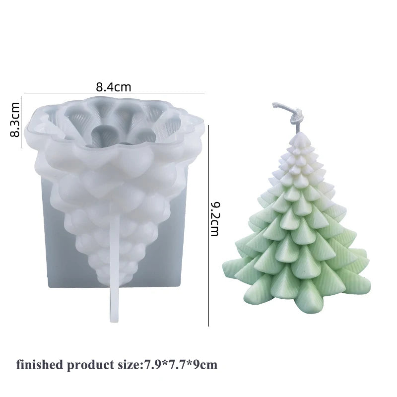 Świąteczne Świeczki Choinki